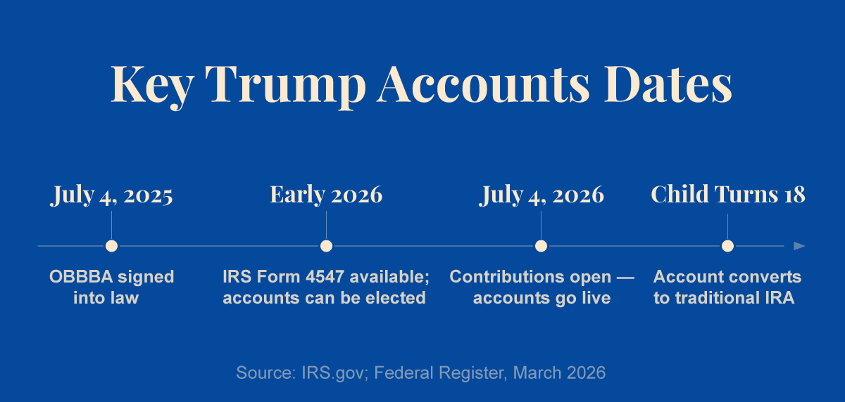 Trump Account eligibility and federal seed contribution overview